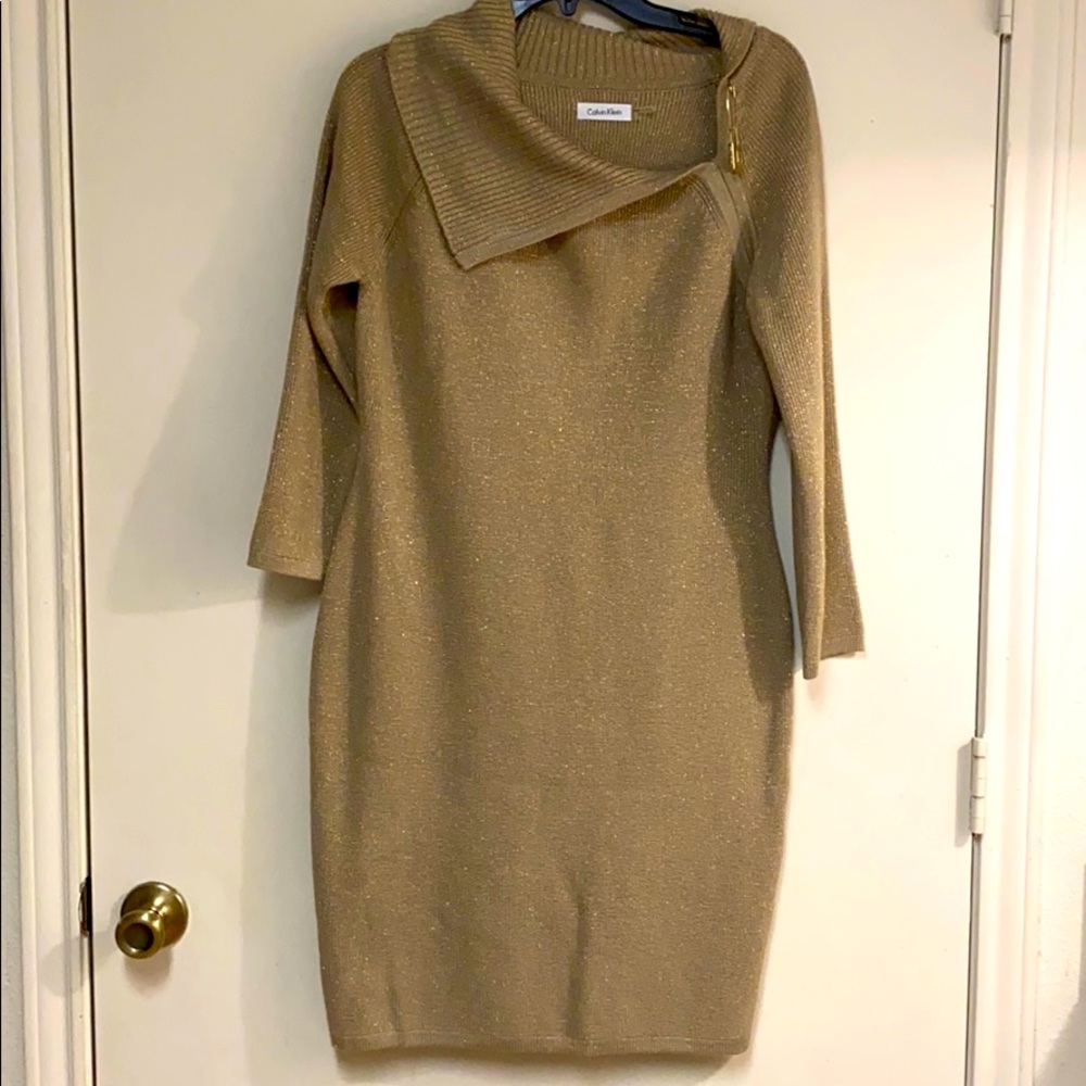 Shimmery Calvin Klein Dress